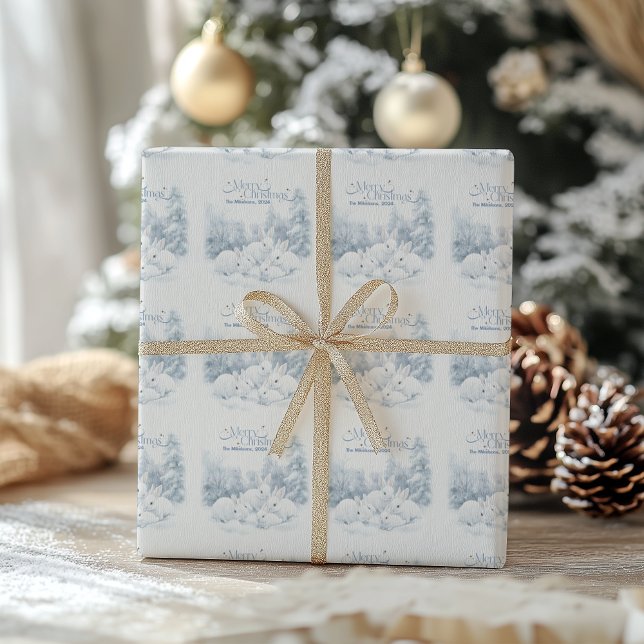 Watercolor Christmas Winter Wonderland Wrapping Paper (Creator Uploaded)