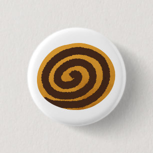 Watercolor Cinnamon Roll Bakery Gift Button