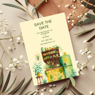 Watercolor Citrus Lemon Destination Wedding Save T Save The Date