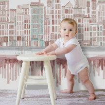 Watercolor City line Coastal