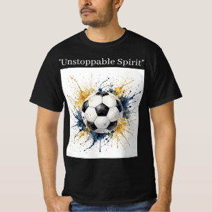 Watercolor Classic Soccer Ball - Sports Wall Art & T-Shirt