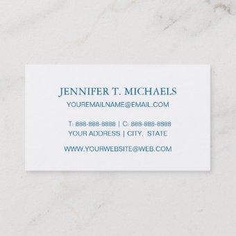 Watercolor clouds and sky background business card | Zazzle