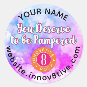 Watercolor Clouds Innov8tive Posh label