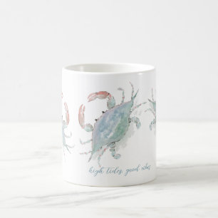 Watercolor Coastal Crab Coffee Mug