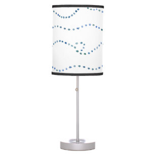 Watercolor Coastal Dots Lamp