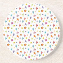 Watercolor color stars tank top