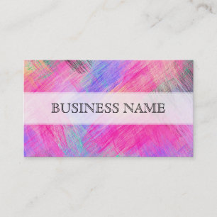 Watercolor Colored Abstract Background #22 Business Card