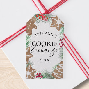 Watercolor Cookie Exchange Gift Tags