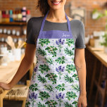 Watercolor Cooking Herbs and Lavender Pattern Apron<br><div class="desc">Watercolor Herbs and Lavender Pattern Apron – You will most definitely be in bloom with this extremely stylish apron. Featuring a fresh and breezy cooking herbs and lavender pattern. A stunning apron which adds just the right ingredient to dazzle everyone and stay fashionable while you're cooking up a storm. Also...</div>