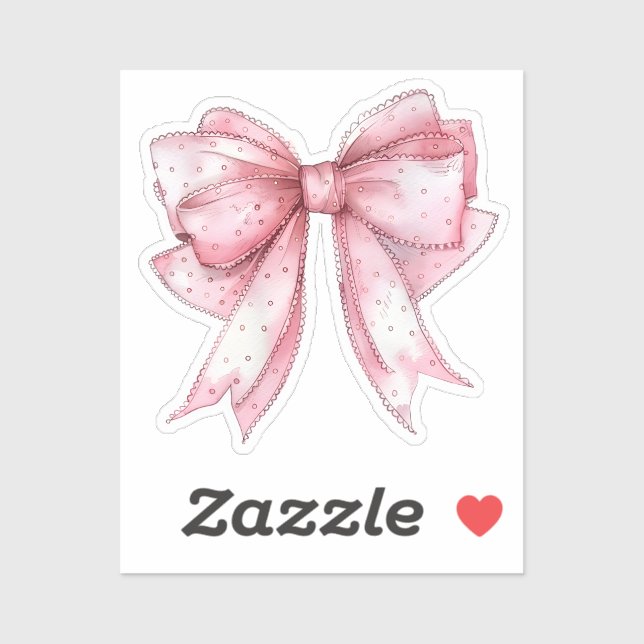 Watercolor Coquette Elements Sticker (Sheet)