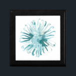 Watercolor Coral - Blue 2 Gift Box<br><div class="desc">"Ocean Cameo" by June Erica Vess. Features bluish teal watercolor coral on white background.</div>