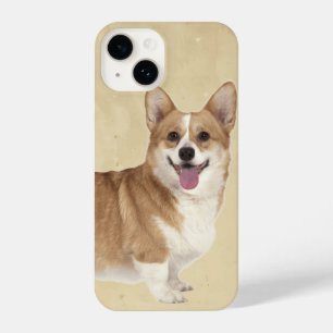 Watercolor Corgi Dog Pet Animal Nature Art iPhone 14 Case