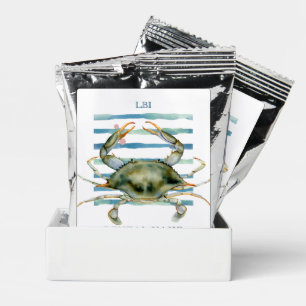 WATERCOLOR CRAB ART VACATION RENTAL COFFEE DRINK COFFEE DRINK MIX