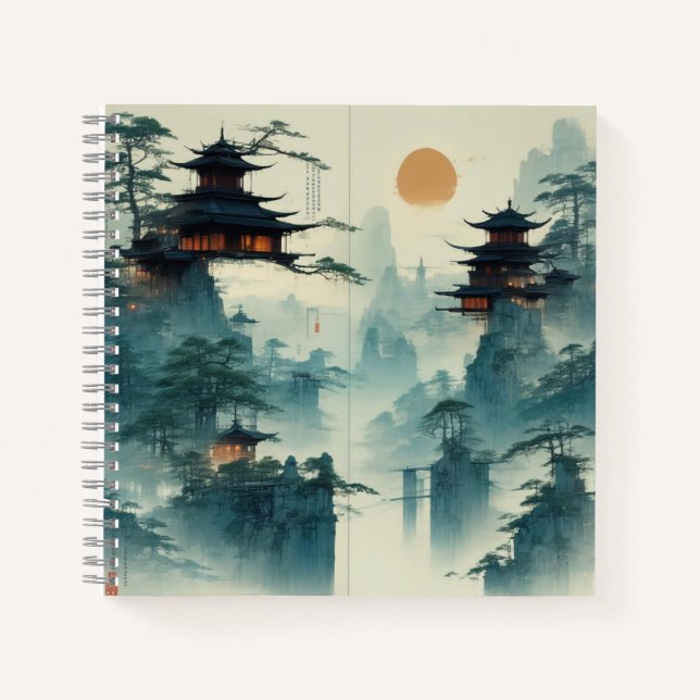 Watercolor Create Your Own Custom Design Notebook (Front)