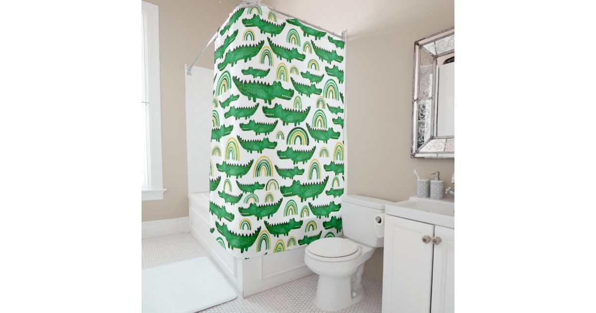 Alligator Shower Curtain