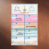 Watercolor To Do List Magnetic Dry Erase Sheet, Zazzle