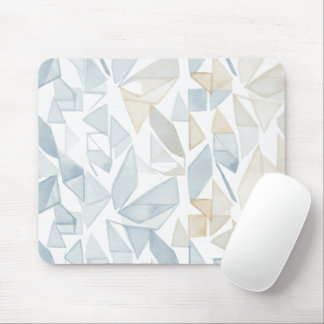 Watercolor Crystal Facets Mouse Pad