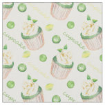 Watercolor cupcakes fabric