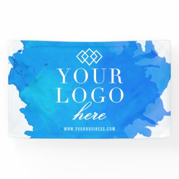 Watercolor Custom Logo Craft and Trade Show Banner