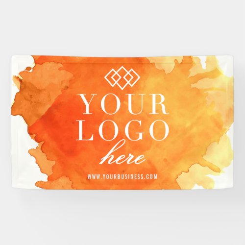 Watercolor Custom Logo Craft and Trade Show Banner