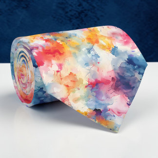 Watercolor Custom Necktie