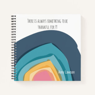 Watercolor Customized Gratitude Journal