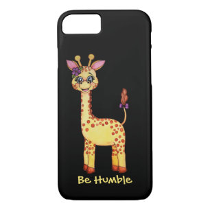 Watercolor Cute Baby Giraffe iPhone 8/7 Case