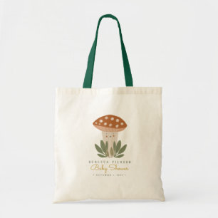 Watercolor Cute Mushroom Baby Shower Tote Bag