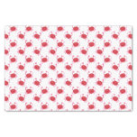 watercolor cute red crabs wrapping tissue tissue paper