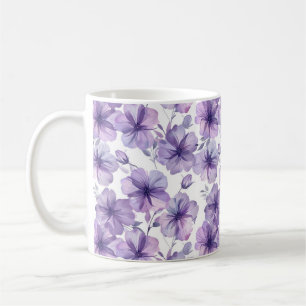 Watercolor Cute Sophisticated Chic Romantic Floral Coffee Mug