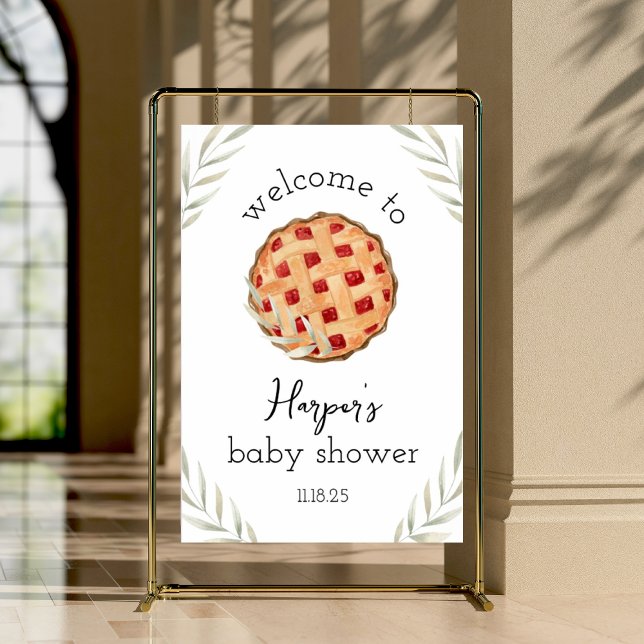 Watercolor Cutie Pie Baking Welcome Sign (Creator Uploaded)
