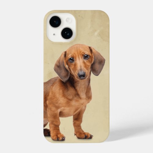 Watercolor Dachshund Dog Pet Animal   iPhone 14 Case