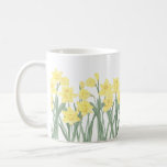 Watercolor Daffodil Ditzy Floral Coffee Mug at Zazzle