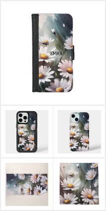 Watercolor Daisies