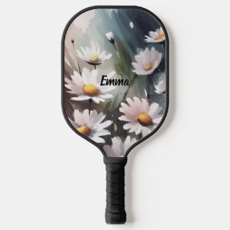 Watercolor Daisies Cute Floral Pattern Custom Text