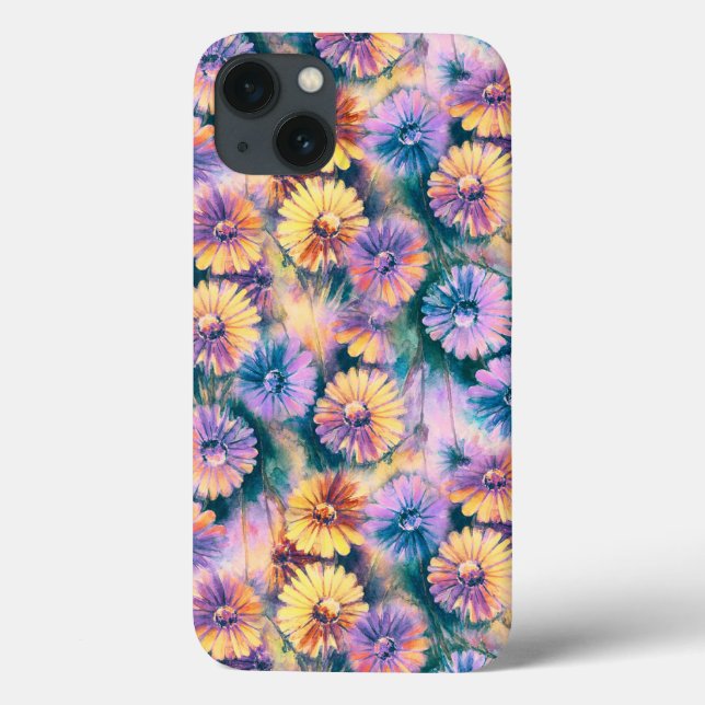Watercolor Daisies  iPhone / iPad case (Back)