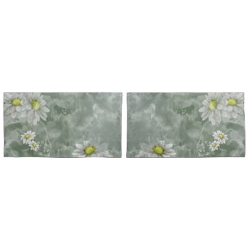 Watercolor Daisies Pillow Case by getyergoat at Zazzle