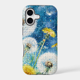 Watercolor Dandelion Dreams Geometric Floral iPhone 17 Case