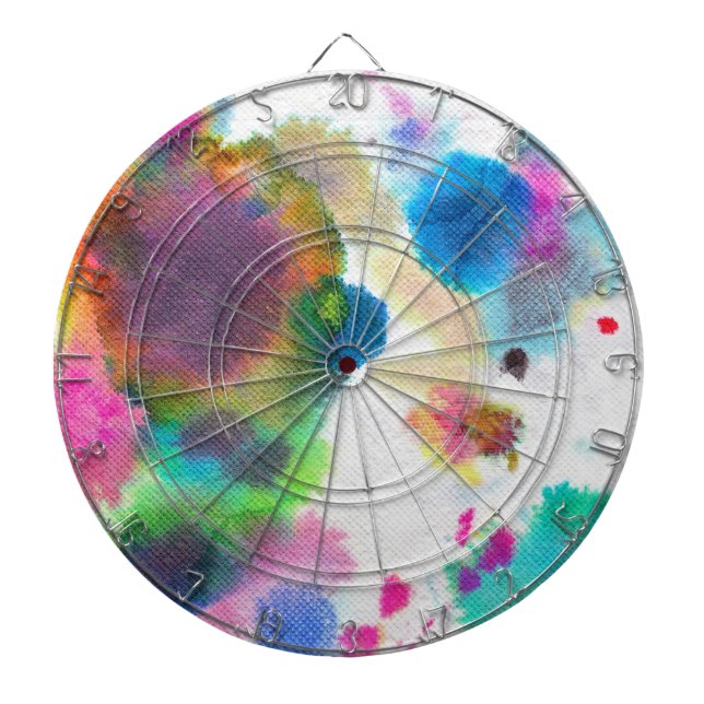 Watercolor Dart Board (Front)