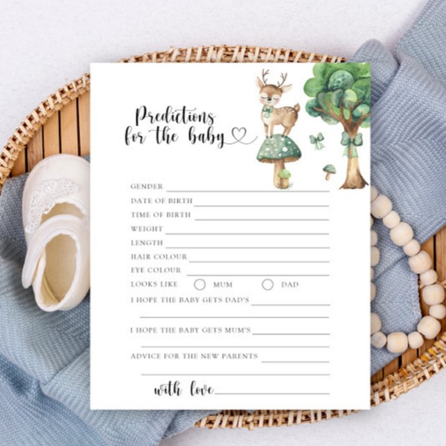 Watercolor deer - baby predictions and advice (Creator Uploaded)
