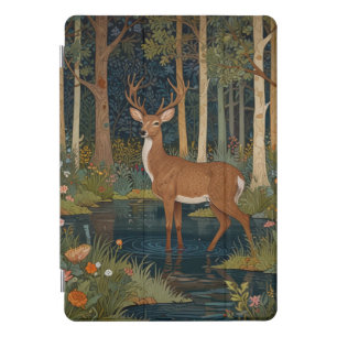 Watercolor deer boho woodland forest greenery  iPad pro cover