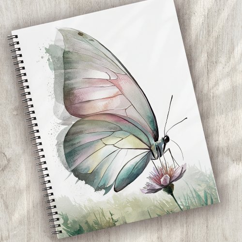 Watercolor Delicate Butterfly Notebook