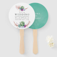 Watercolor Desert Succulents Wedding Favor