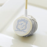 Watercolor Designer Blue Monogram Crest Cake Pops<br><div class="desc">PreppyPrint.com - Celebrate your wedding in style with this beautiful watercolor designer monogram crest collection,  which includes the full invitation suite,  decor and favors. Click "personalize" then "edit using design tool" to adjust,  move or edit text. Please visit PreppyPrint.com for more stylish designs!</div>