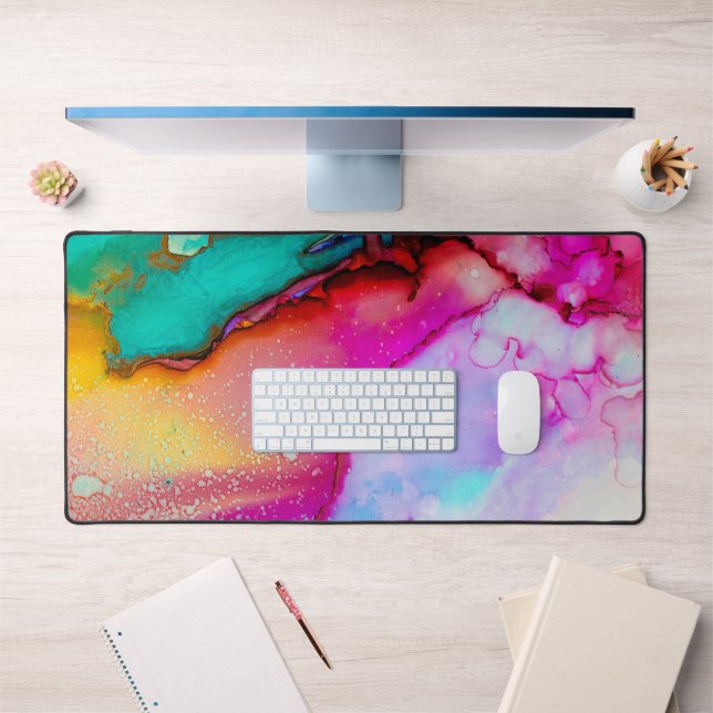 Watercolor Desk Mat (Office 1)