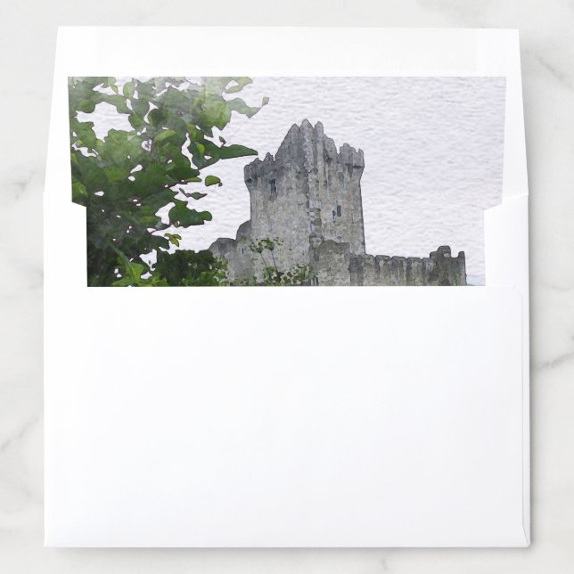 Watercolor Destination: Ireland Envelope Liner (In Envelope)