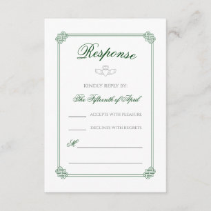 Watercolor Destination: Ireland RSVP Enclosure Card