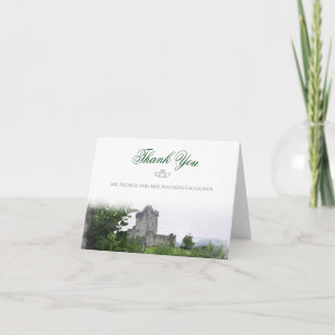 Watercolor Destination: Ireland Thank You Card