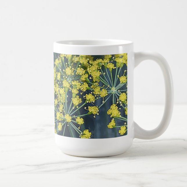 Watercolor Dill Coffee Mug (Right)