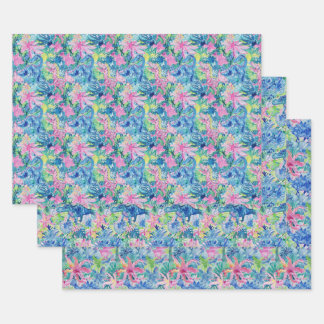 Watercolor Dinosaur Gift Wrap, Kids Dino Wrapping Wrapping Paper Sheets